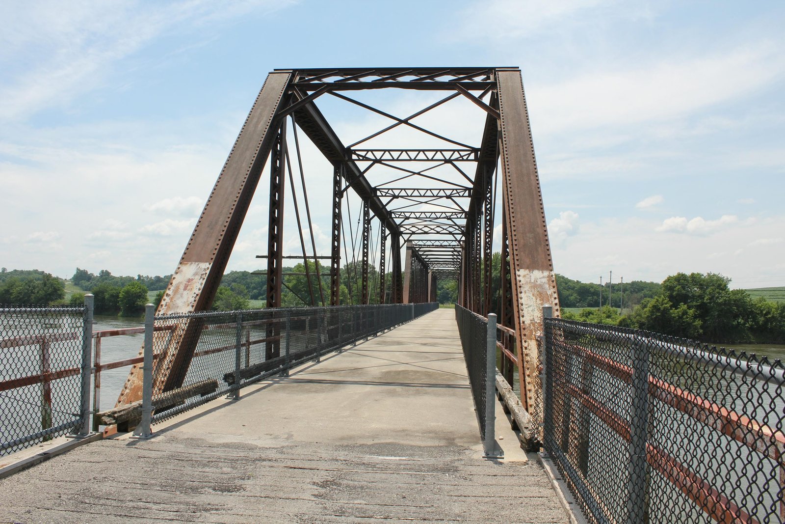 Looking south